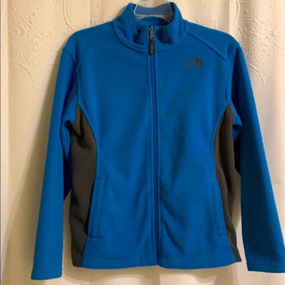 THE NORTH FACE kids blue sweater size 14/16